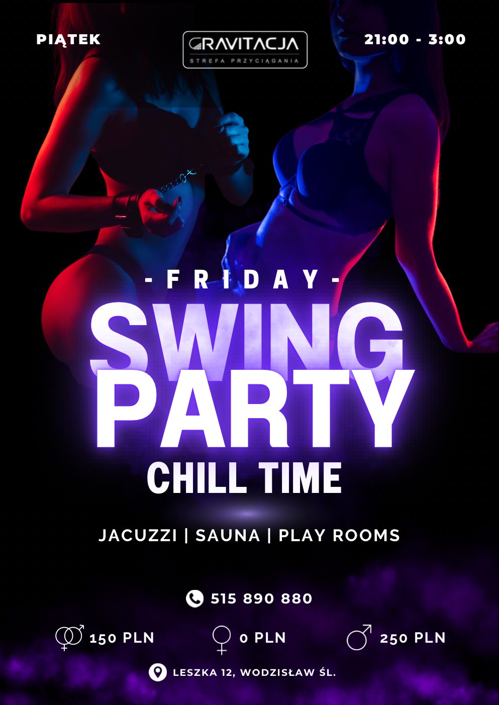 Swingers Club GRAVITACJA – Wodzisław Śląski