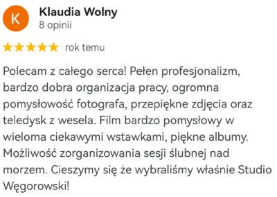 Centrum Ślubne Studio Węgorowski – Racibórz